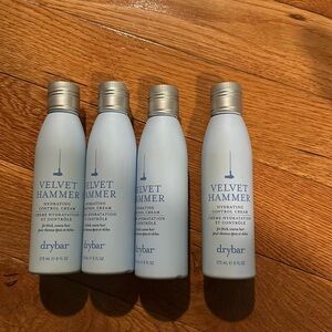 Lot of 4 Drybar velvet hammers NEW: hydrating control cream